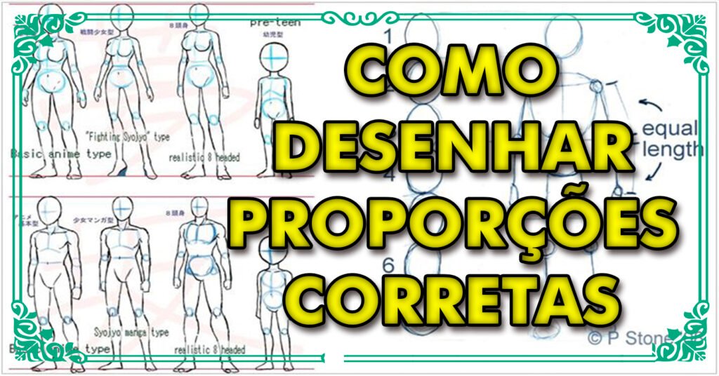 Como desenhar proporções corretas