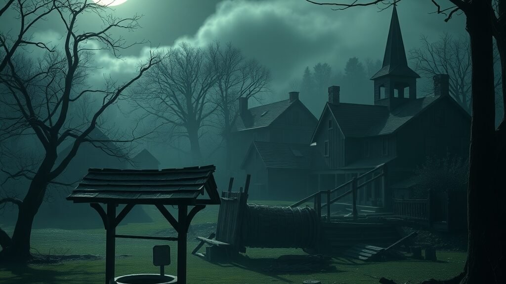 On a New-England Village Seen by Moonlight