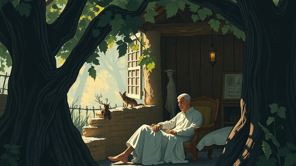 To Mr. Baldwin, on Receiving a Picture of Him in a Rural Bower