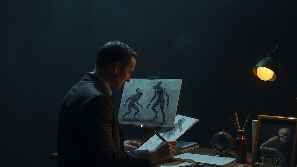 To Mr. Finlay, upon His Drawing for Mr. Bloch's Tale, "The Faceless God"